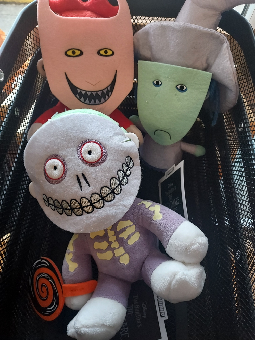 Disney The Nightmare Before Christmas Plush - Purple Skeleton Toy
